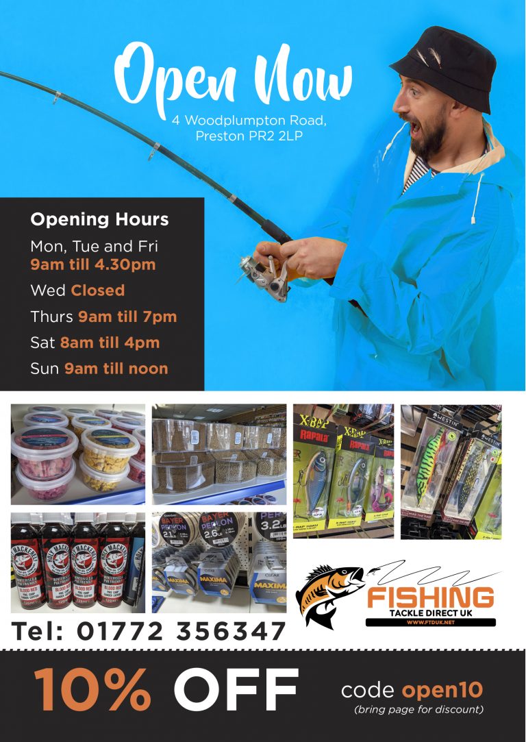Preston Store Now Open Fishing Tackle Direct Jam Publications